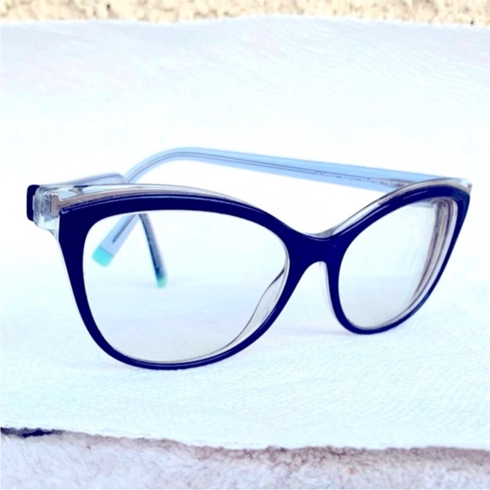 Stylish Blue Tiffany Cat-Eye Glasses